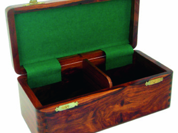 Kuferek Golden Rosewood (lite drewno, wysoka jakość)