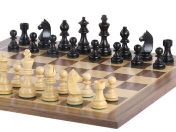 Zestaw szachowy turniejowy Nr 6 - deska 58mm + figury German Knight 3,75"