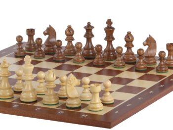 Zestaw szachowy turniejowy Nr 5 - deska 50mm + figury German Knight 3,5"