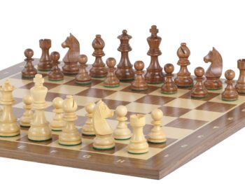 Zestaw szachowy turniejowy Nr 5 - deska 50mm + figury German Knight 3,5"