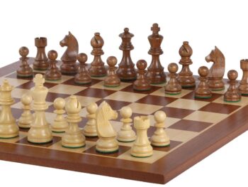 Zestaw szachowy turniejowy Nr 5 - deska 50mm + figury German Knight 3,5"