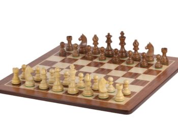 Zestaw szachowy turniejowy Nr 6 - deska 58mm + figury German Knight 3,75"