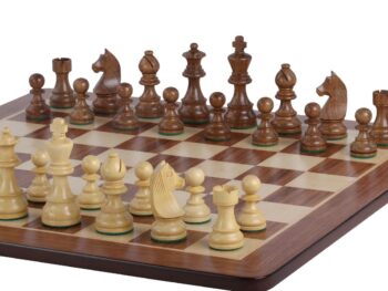 Zestaw szachowy turniejowy Nr 5 - deska 50mm + figury German Knight 3,5"