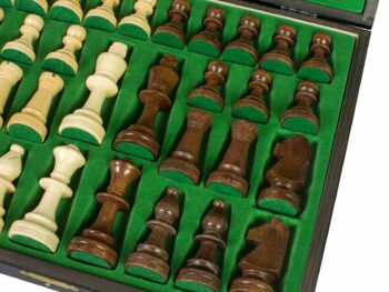 Sunrise Staunton nr 5 (król 90 mm) w eleganckiej drewnianej kasecie