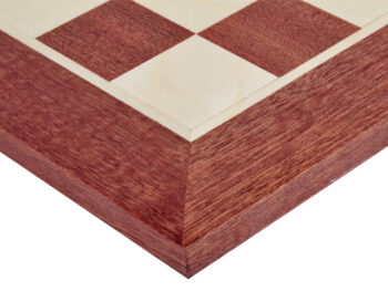 Deska szachowa nr 6+ (bez opisu) mahoń/jawor (intarsja)