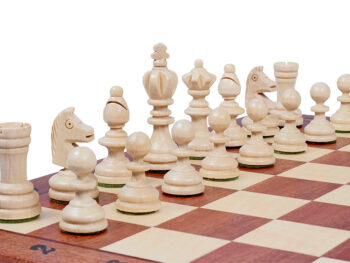 SZACHY OLIMPIJSKIE MAŁE intarsja (35x35cm)