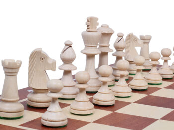 Szachy Turniejowe nr 5 (49x49cm) New Line, Intarsjowane