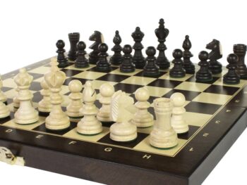 Szachy treningowe 35 cm (pole 35 mm, król 67 mm)