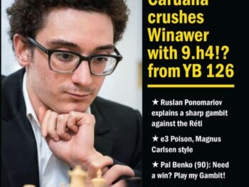 Yearbook 127 hardcover: Caruana crushes Winawer with 9.h4!? from YB 126