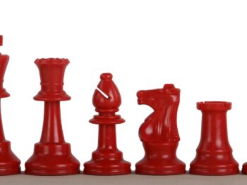 Czerwone bierki szachowe nr 6