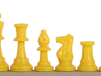 Żółte bierki szachowe nr 6