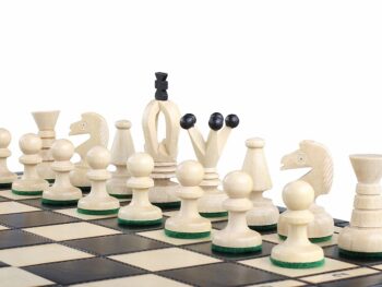 SZACHY KRÓLEWSKIE ŚREDNIE (35x35cm) kolor czarny