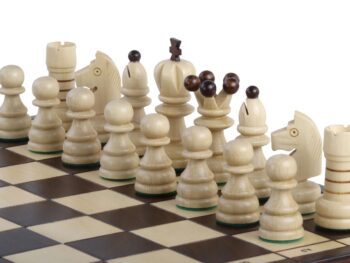 SZACHY PEREŁKA DUŻA (42x42cm)  szachownica wypalana i malowana ręcznie