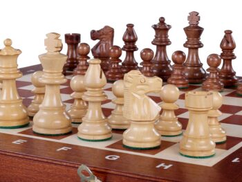 Szachy Turniejowe French Staunton Gold nr 4 (42x42cm)