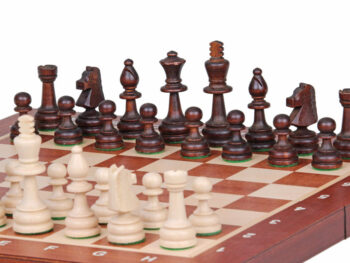 Szachy Turniejowe nr 4 New Line, Intarsjowane (42x42cm)