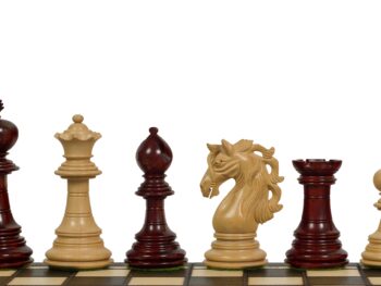 Figury szachowe Adios 4" paduk/bukszpan