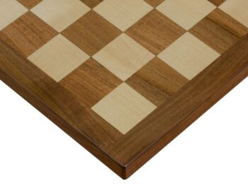 Deska szachowa z litego drewna (pole 45 mm) akacja / bukszpan