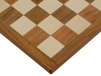 Deska szachowa z litego drewna (pole 50 mm) akacja / bukszpan