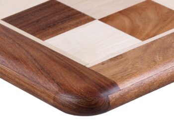 Deska szachowa z litego drewna - akacja indyjska/bukszpan (pole 55 mm)