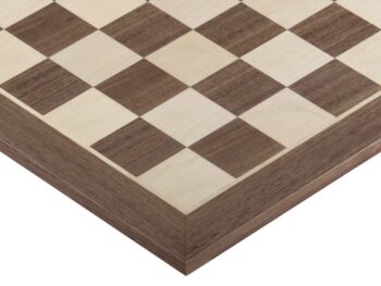 Deska szachowa nr 6 (bez opisu) orzech/klon (intarsja)