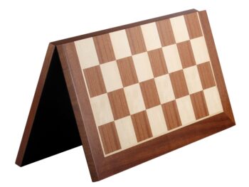 Szachownica składana nr 6 (bez opisu) mahoń/klon (intarsja)