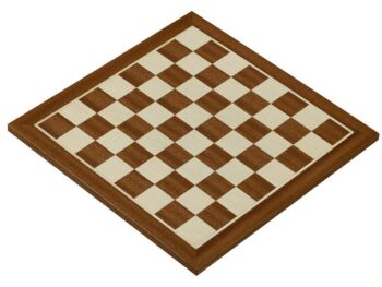 Deska szachowa 38 mm (bez opisu) mahoń/jawor (intarsja)