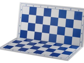 Szachownica plastikowa składana nr 4+, biało - niebieska