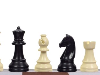 Figury szachowe Staunton nr 3, plastikowe (król 65 mm)