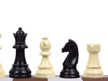 Figury szachowe Staunton 6, plastikowe (król 95 mm)