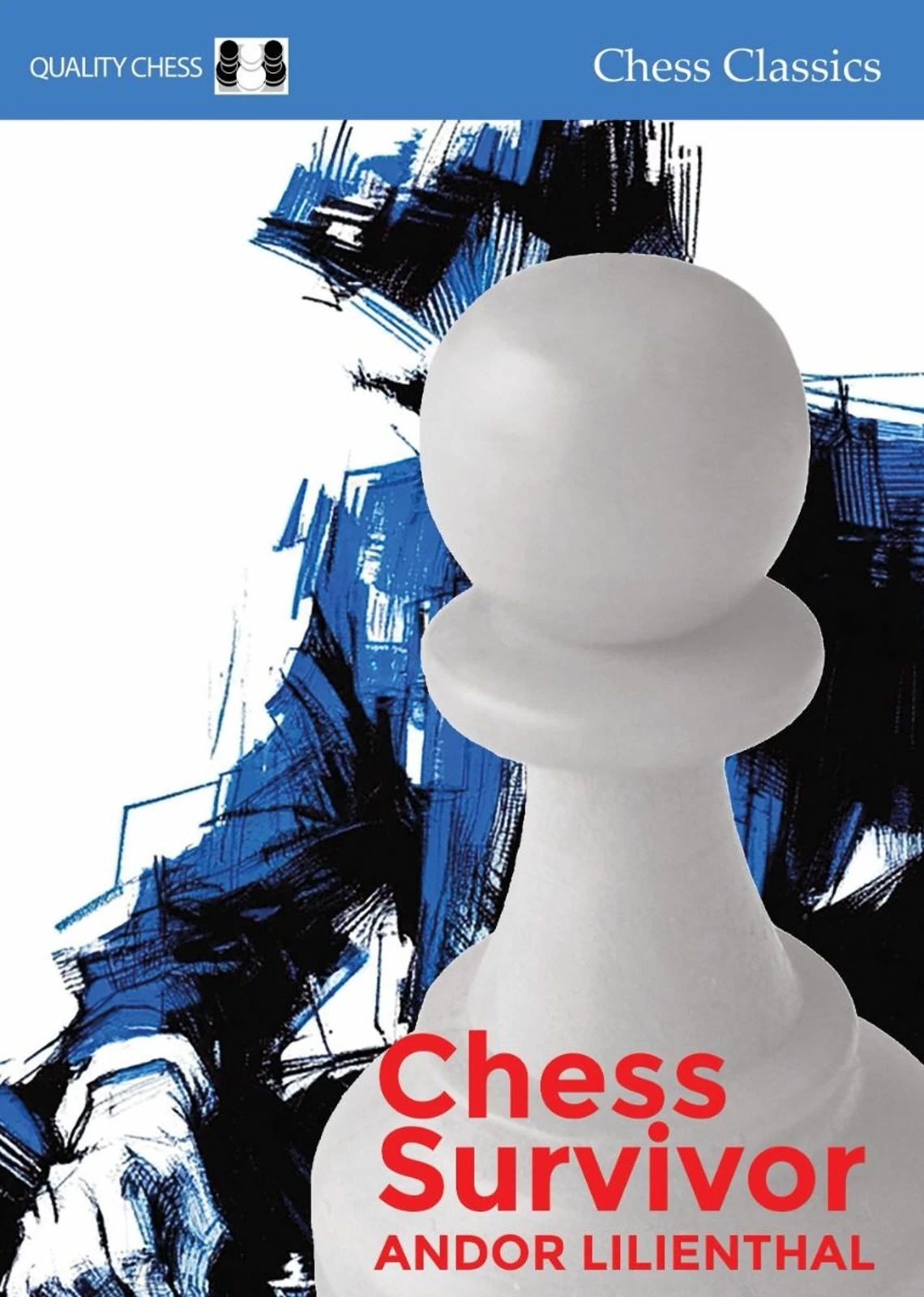 Okładka książki Chess Survivor, Andor Lilienthal, wydanie angielskie w miękkiej oprawie