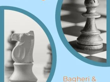 Okładka książki Understanding Chess Exchanges, Amir Bagheri i Mohammad Reza Salehzadeh, wydanie angielskie w miękkiej oprawie