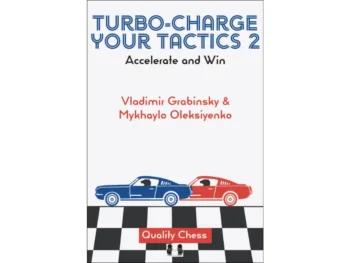 Turbo-Charge your Tactics 2: przednia okładka książki szachowej.