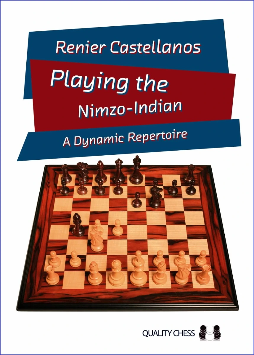 Okładka książki Playing the Nimzo-Indian autorstwa Renier Castellanos, angielskie wydanie w miękkiej oprawie