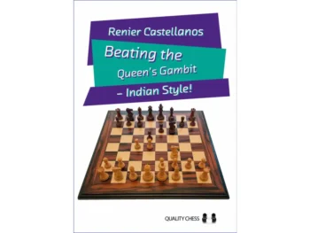 Beating the Queen’s Gambit — Indian Style!: przednia okładka książki szachowej.
