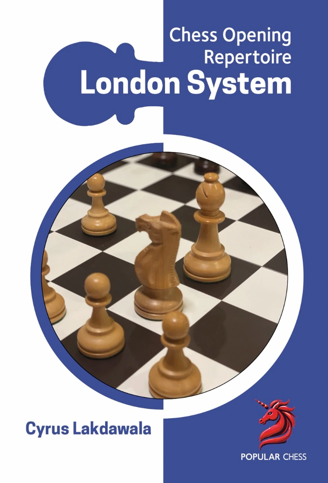 Okładka książki Chess Opening Repertoire: London System, Cyrus Lakdawala, wydanie angielskie w miękkiej oprawie