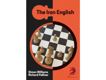 The Iron English: przednia okładka książki szachowej.