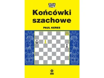 Końcówki szachowe – Paul Keres: przednia okładka książki szachowej.