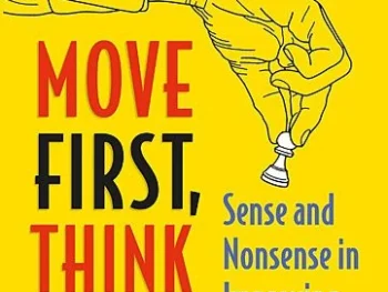Okładka książki Move First, Think Later autorstwa Willy Hendriks, wydanie angielskie w twardej oprawie