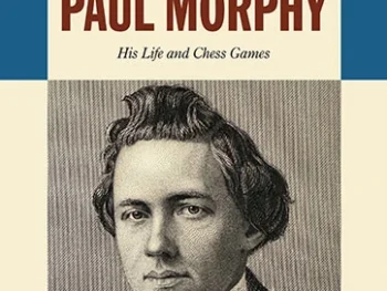 Okładka książki The Real Paul Morphy autorstwa Charles Hertan, wydanie angielskie w miękkiej oprawie