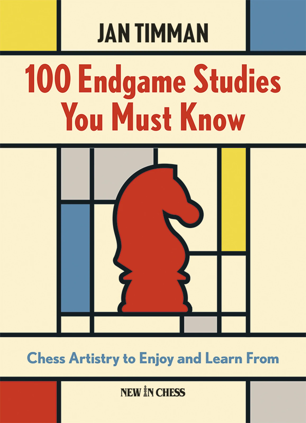 Okładka książki 100 Endgame Studies You Must Know, Jan Timman, wydanie angielskie w miękkiej oprawie